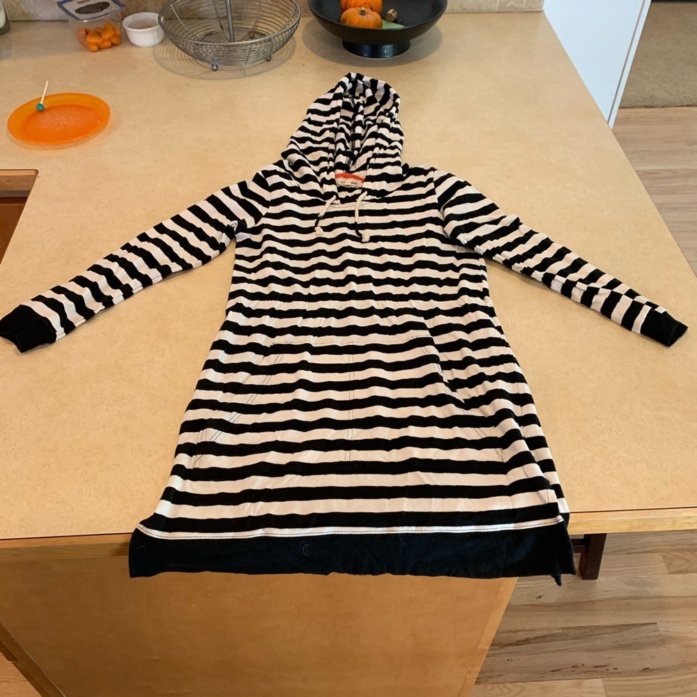 Striped Anthro pullover